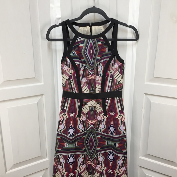 Sabine Colorful Geometric Pattern Maxi Dress - Picture 5 of 16